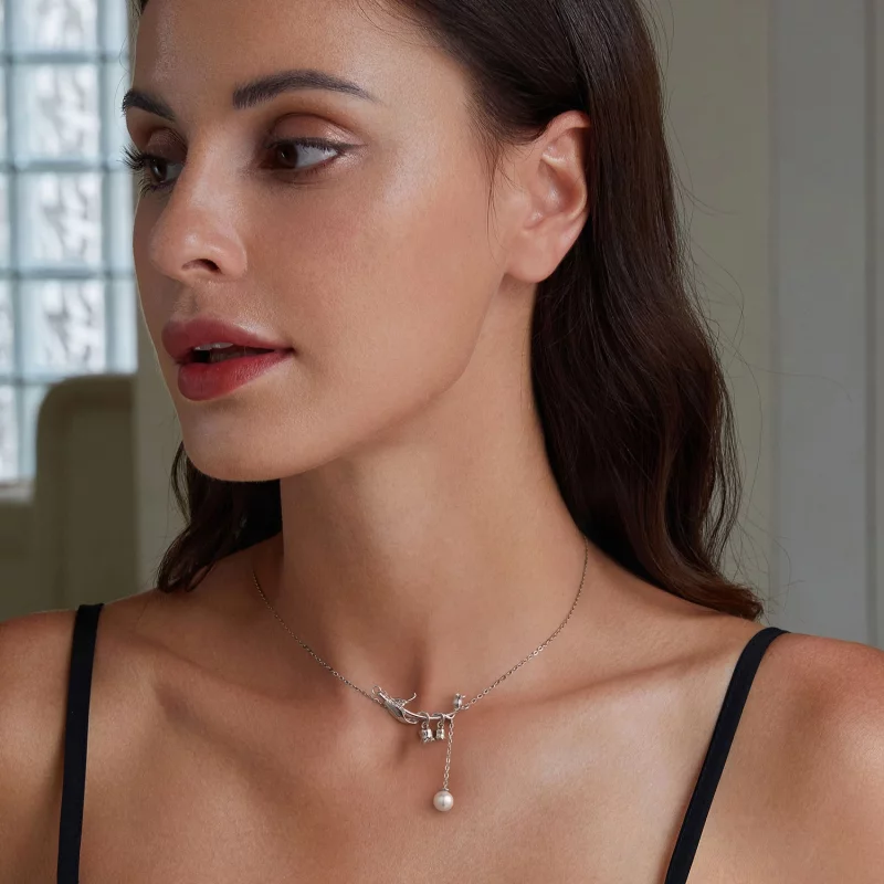 (image pour) Collier style Pandora Muguet - BSN357 - Afficher 6