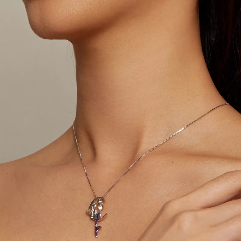 (image pour) Collier style Pandora sirène - BSN338 - Afficher 7