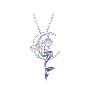 (image pour) Collier style Pandora sirène - BSN338