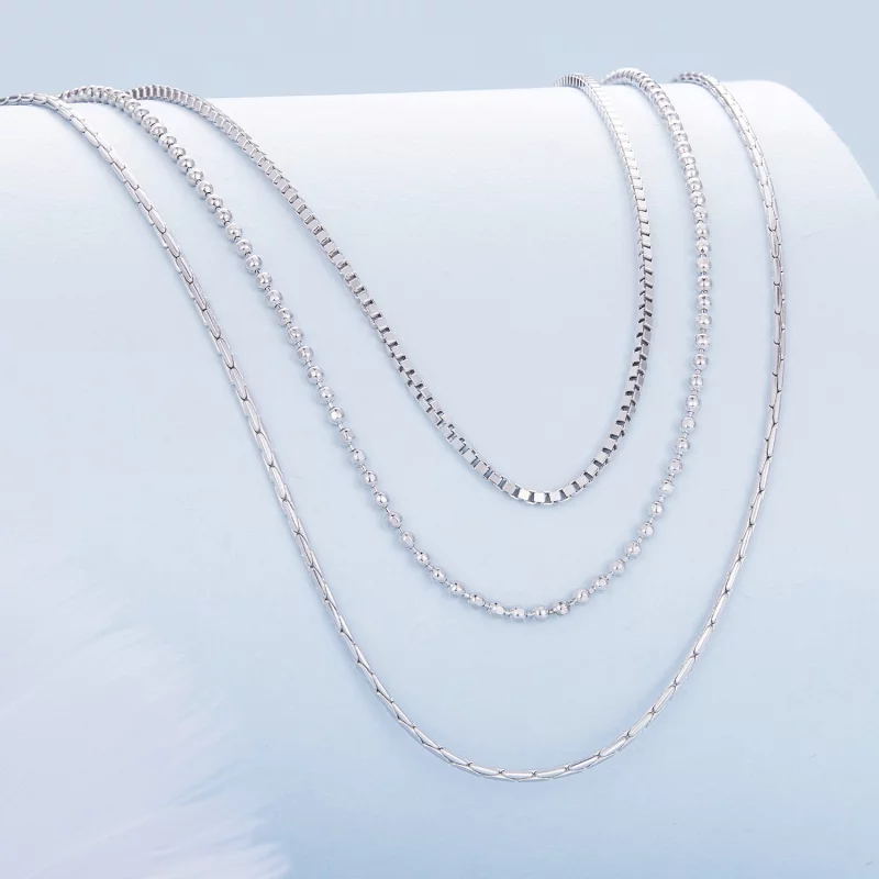 (image pour) Collier à trois étages de style Pandora - BSN333 - Afficher 2