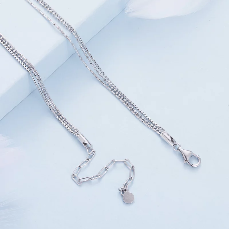 (image pour) Collier à trois étages de style Pandora - BSN333 - Afficher 5
