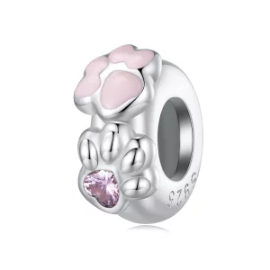 (image pour) Pandora Style Cat Claw Silicone Spacer - SCC2515