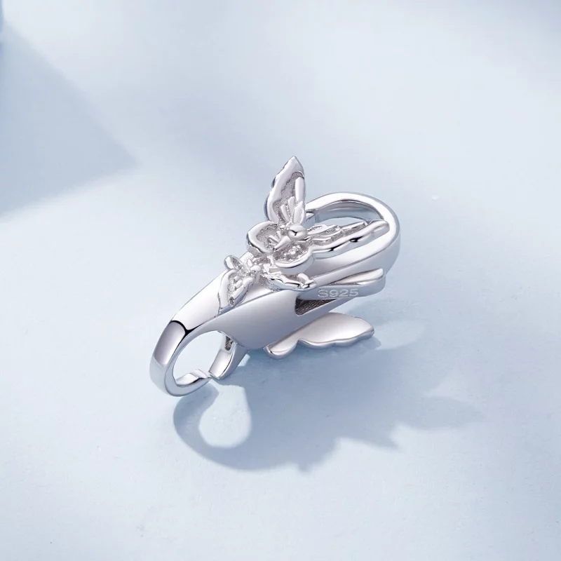 (image pour) Pandora Style Papillon double fermoir homard - BSP022 - Afficher 3