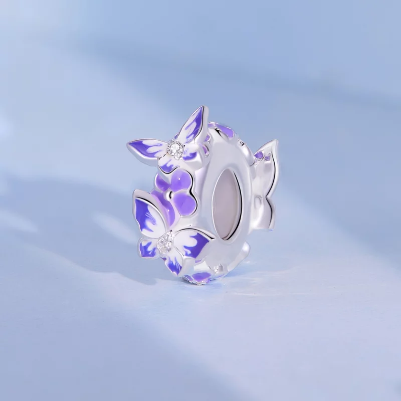 (image pour) Pandora Style Papillon Spacer - SCC2462 - Afficher 2