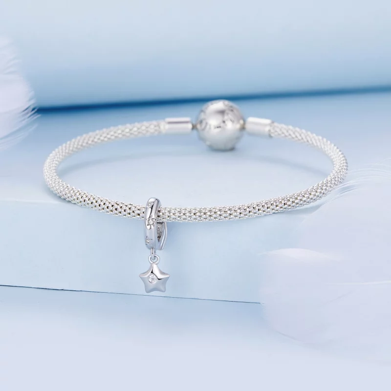 (image pour) Pandora Style Star Universal Buckle Spacer - BSC889 - Afficher 3