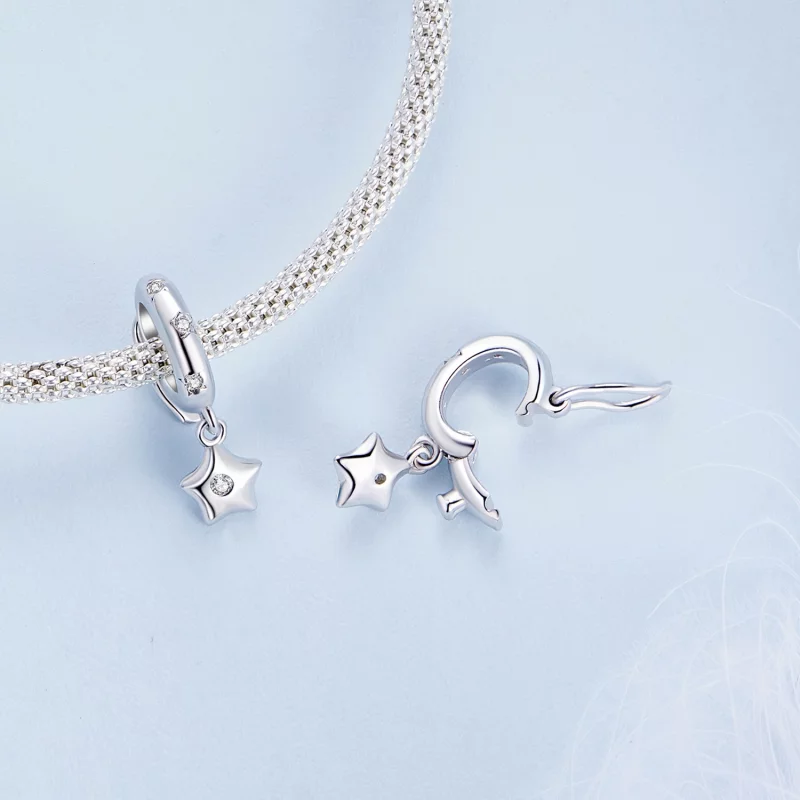 (image pour) Pandora Style Star Universal Buckle Spacer - BSC889 - Afficher 4