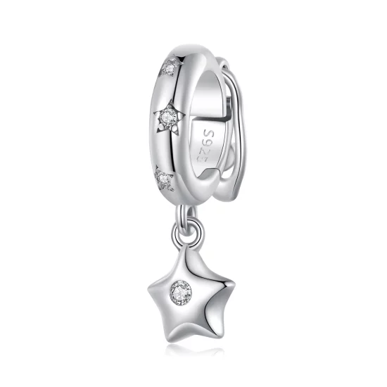 (image pour) Pandora Style Star Universal Buckle Spacer - BSC889