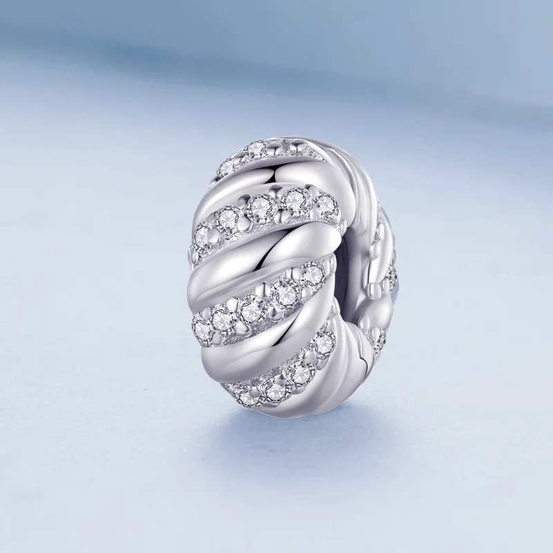 (image pour) Pandora Style Twist Silicone Spacer - BSC905 - Afficher 2