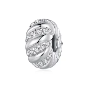 (image pour) Pandora Style Twist Silicone Spacer - BSC905