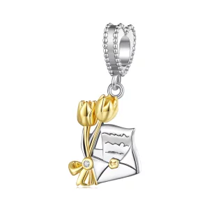 (image pour) Pendeloque d'invitation de style Pandora - BSC864