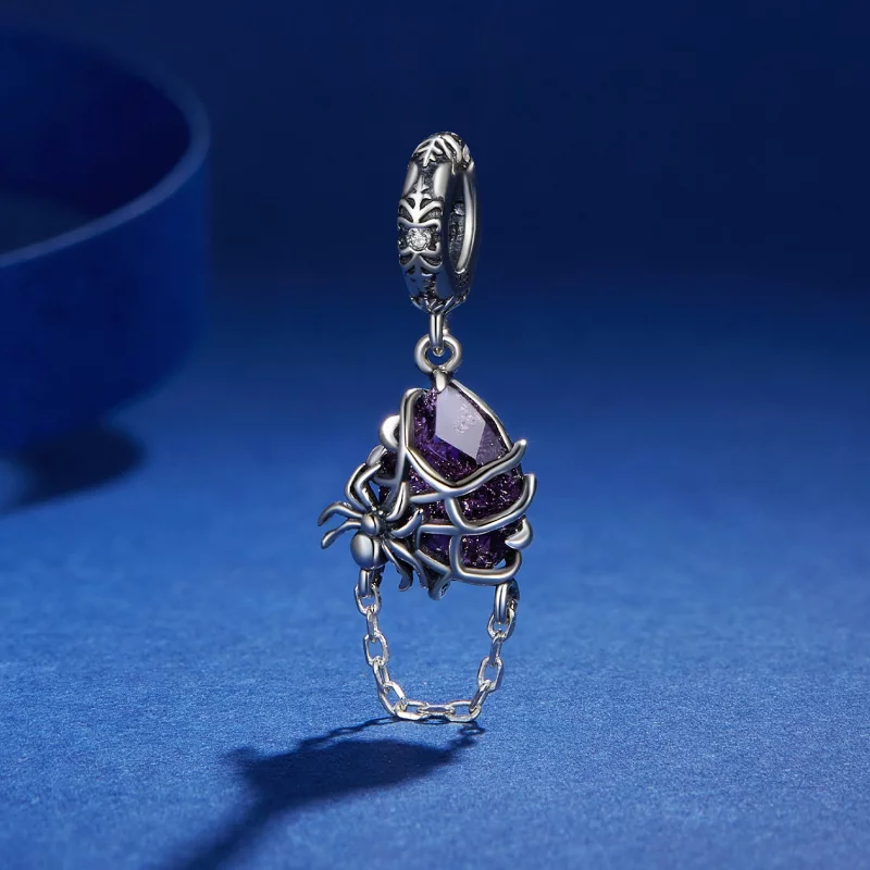 (image pour) Pendentif Araignée de style Pandora - BSC913 - Afficher 2