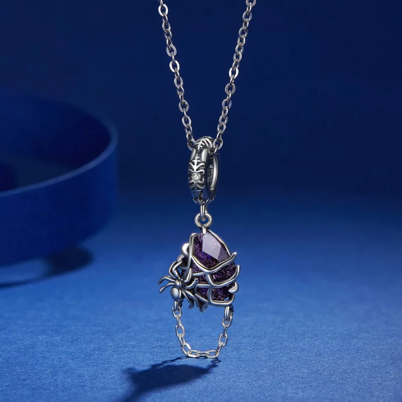 (image pour) Pendentif Araignée de style Pandora - BSC913 - Afficher 3