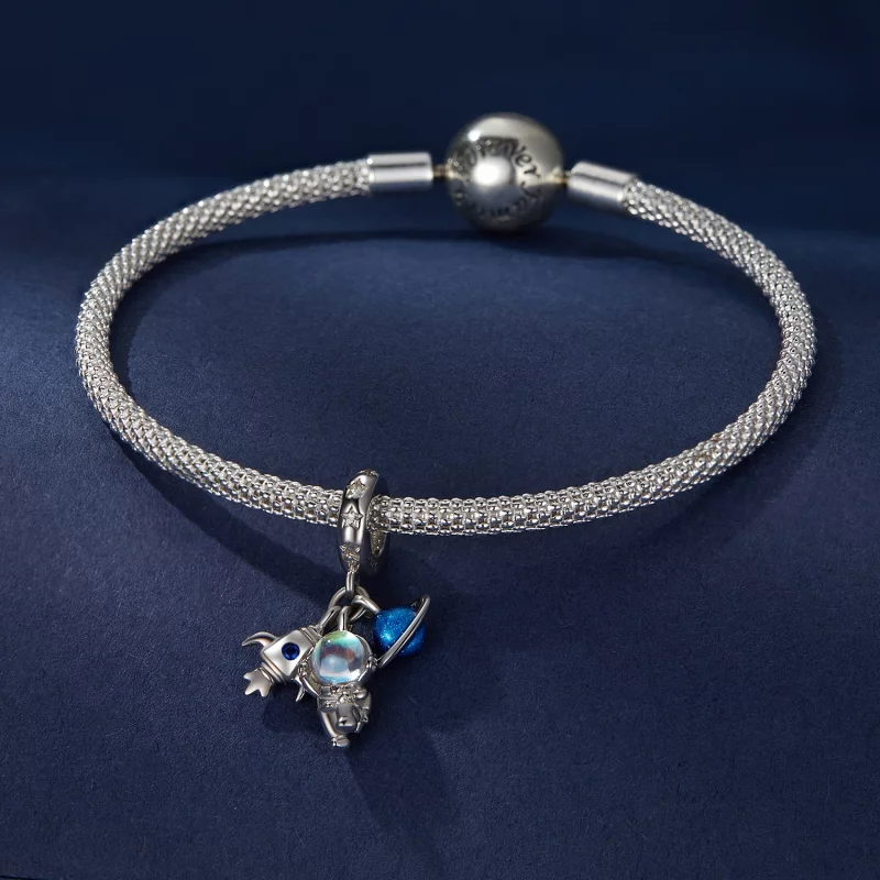 (image pour) Pendentif astronaute style Pandora - BSC791 - Afficher 2
