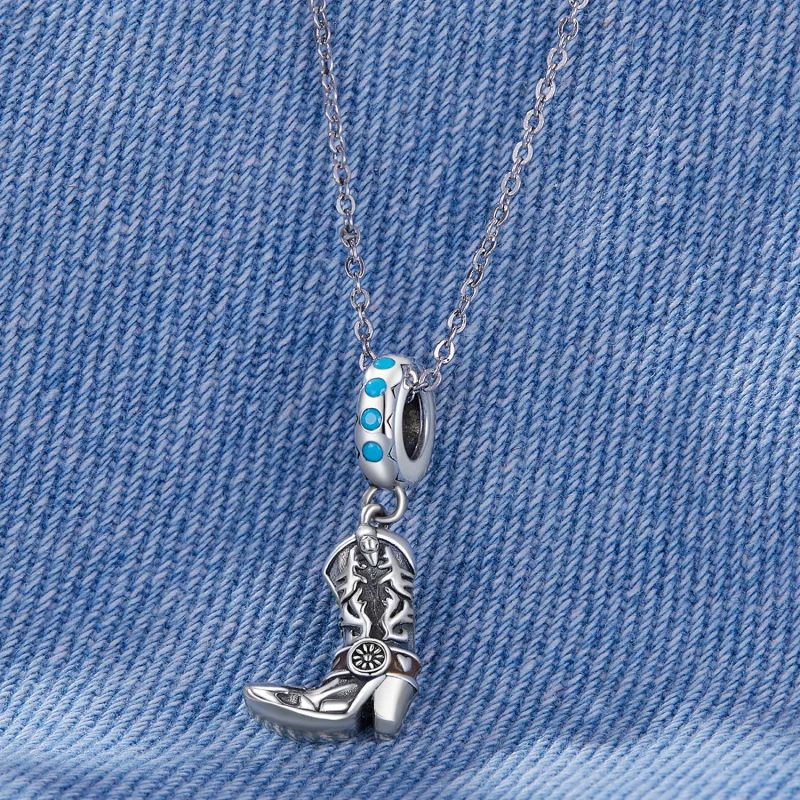 (image pour) Pendentif Bottes en cuir style cowboy de la marque Pandora - SCC2566 - Afficher 2