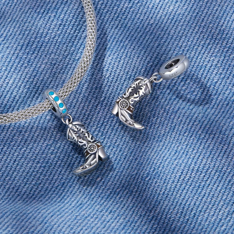 (image pour) Pendentif Bottes en cuir style cowboy de la marque Pandora - SCC2566 - Afficher 4