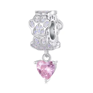 (image pour) Pendentif à breloque en forme de patte dans le style Pandora - SCC2577