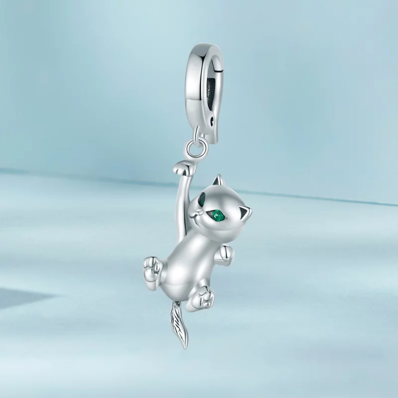 (image pour) Pendentif chat Pandora Style - SCC2572 - Afficher 2