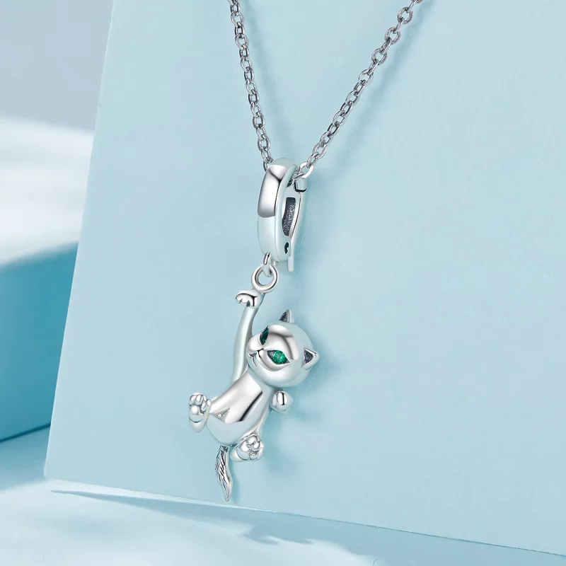 (image pour) Pendentif chat Pandora Style - SCC2572 - Afficher 3