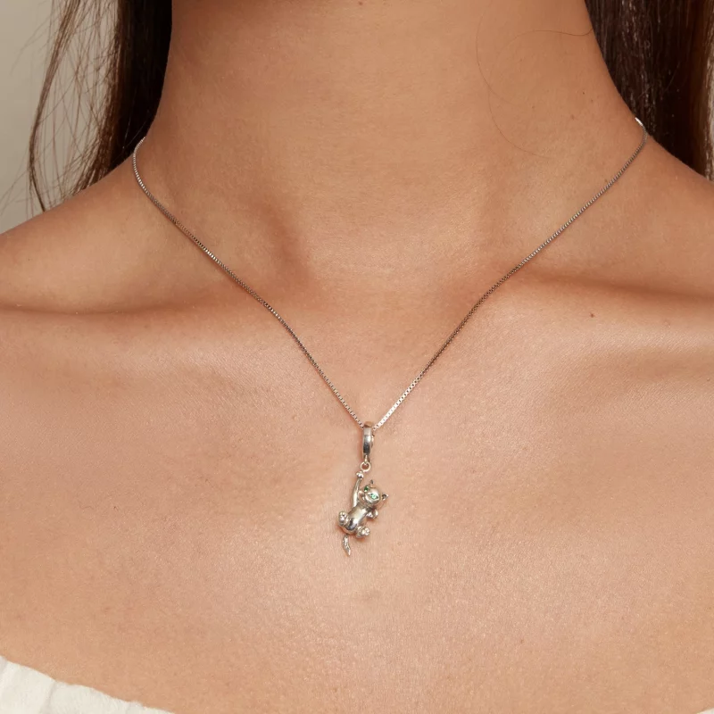 (image pour) Pendentif chat Pandora Style - SCC2572 - Afficher 6