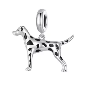 (image pour) Pendentif Dalmatien de style Pandora - BSC798