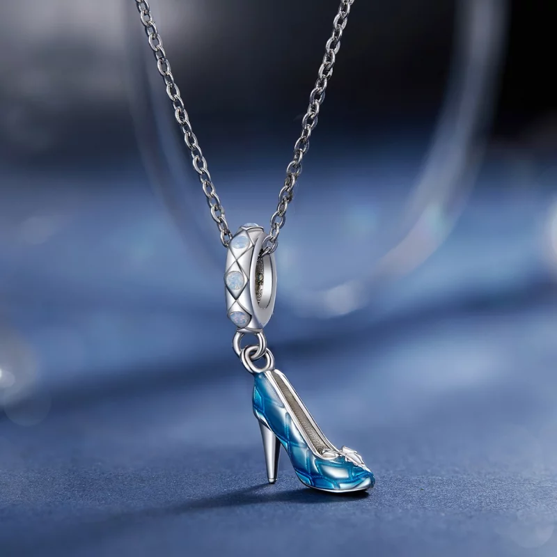 (image pour) Pendentif de style Pandora en forme de chaussures magiques dansantes - SCC2536 - Afficher 2