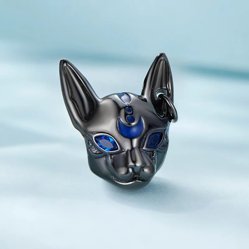 (image pour) Pendentif Dieu Chat Égyptien de style Pandora - SCC2592 - Afficher 2