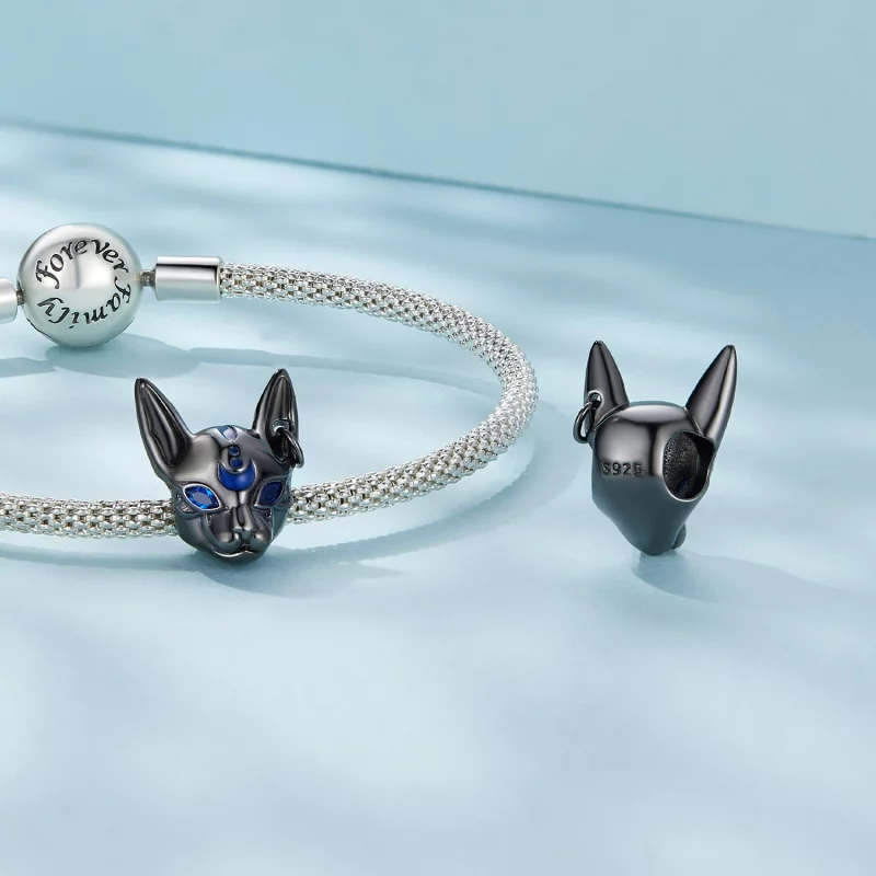 (image pour) Pendentif Dieu Chat Égyptien de style Pandora - SCC2592 - Afficher 4