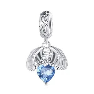 (image pour) Pendentif en forme d'aigle blanc de style Pandora - SCC2636