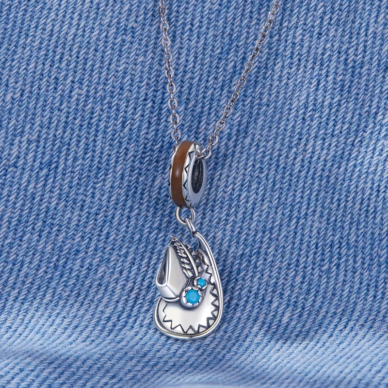 (image pour) Pendentif en forme de chapeau de cow-boy style Pandora - SCC2565 - Afficher 2