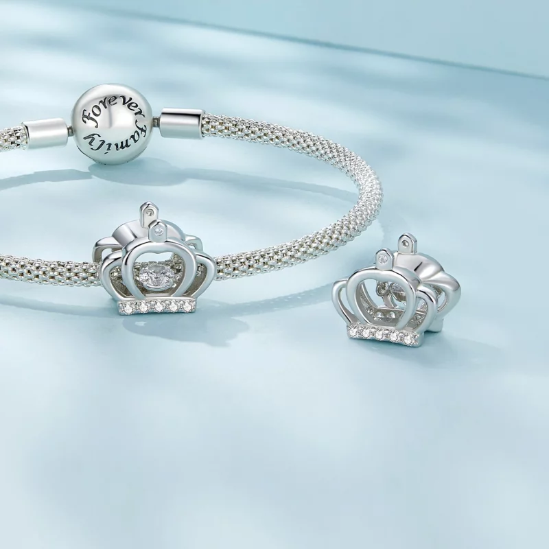 (image pour) Pendentif en forme de couronne de style Pandora - SCC2589 - Afficher 4