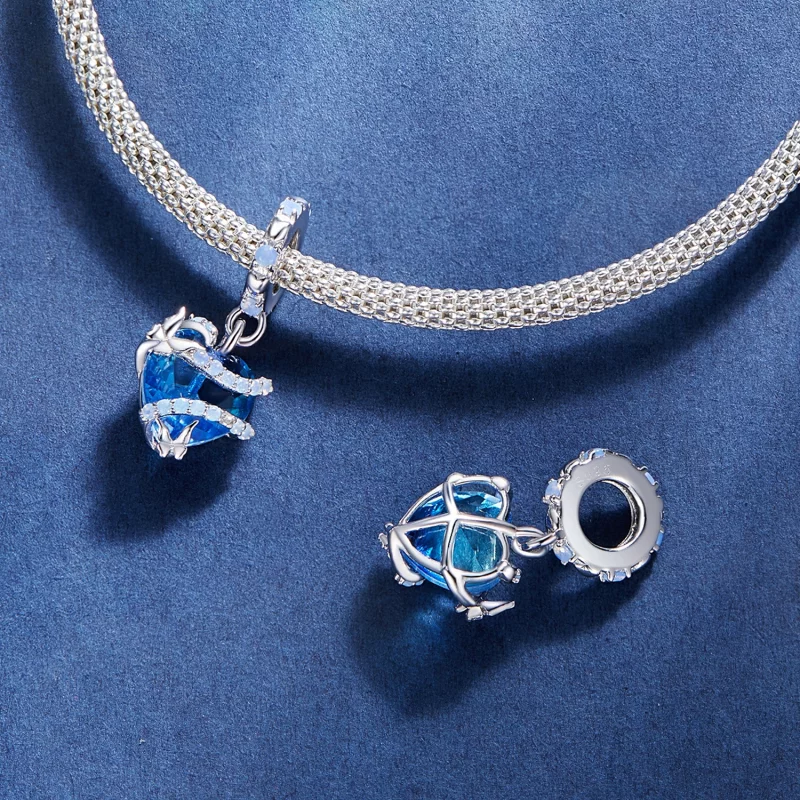 (image pour) Pendentif en forme de cœur magique style Pandora - SCC2535 - Afficher 4