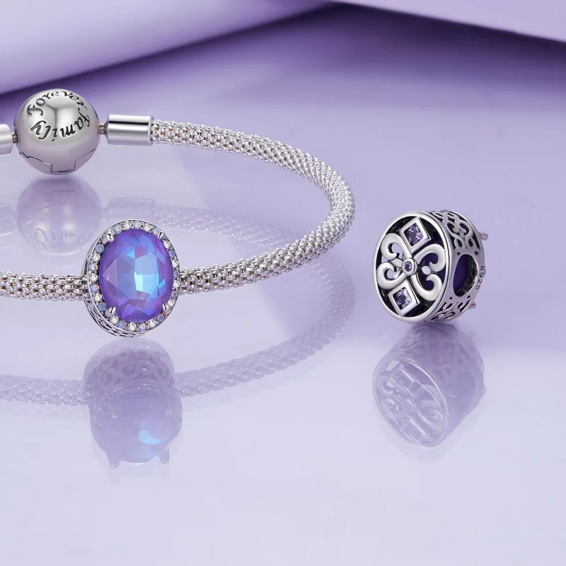 (image pour) Pendentif en pierre précieuse style Pandora Moonlight Gem - BSC891 - Afficher 4
