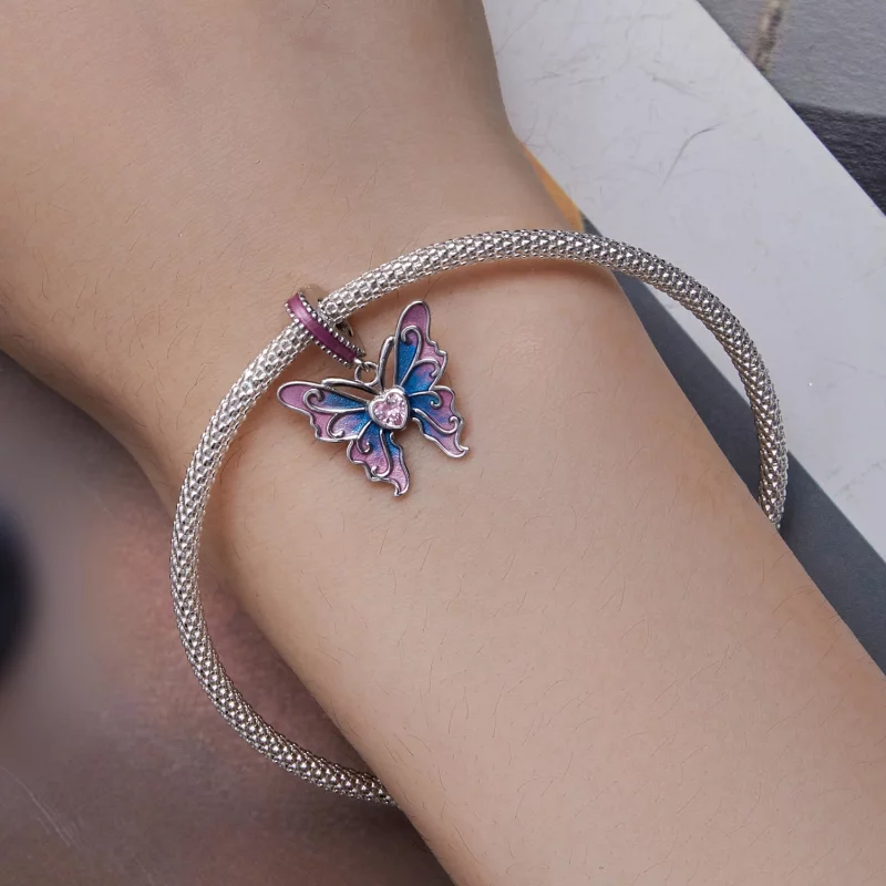 (image pour) Pendentif fée papillon de style Pandora - SCC2472 - Afficher 8