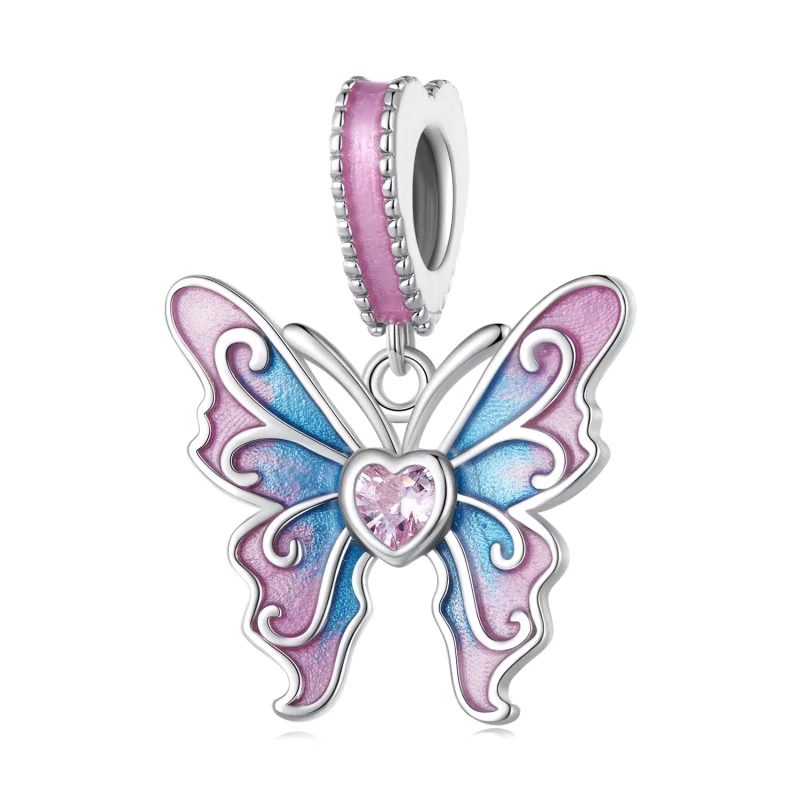 (image pour) Pendentif fée papillon de style Pandora - SCC2472 - Afficher 10