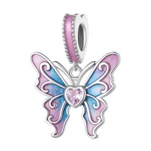 (image pour) Pendentif fée papillon de style Pandora - SCC2472