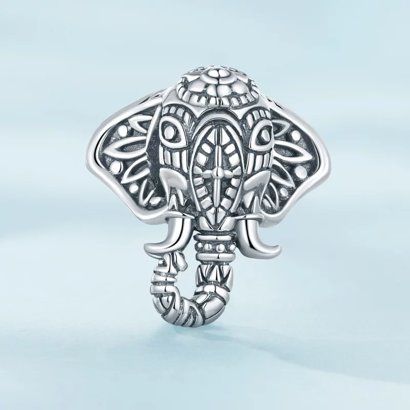 (image pour) Pendentif à l'effigie de l'éléphant dieu de style Pandora - SCC2477 - Afficher 2