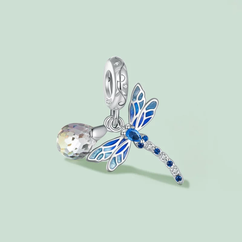 (image pour) Pendentif Libellule de style Pandora - SCC2597 - Afficher 2