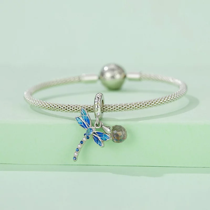 (image pour) Pendentif Libellule de style Pandora - SCC2597 - Afficher 4