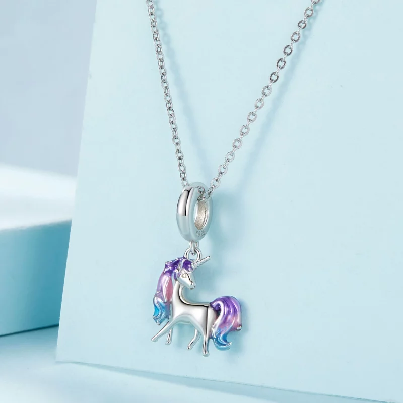 (image pour) Pendentif licorne de style Pandora - SCC2621 - Afficher 2
