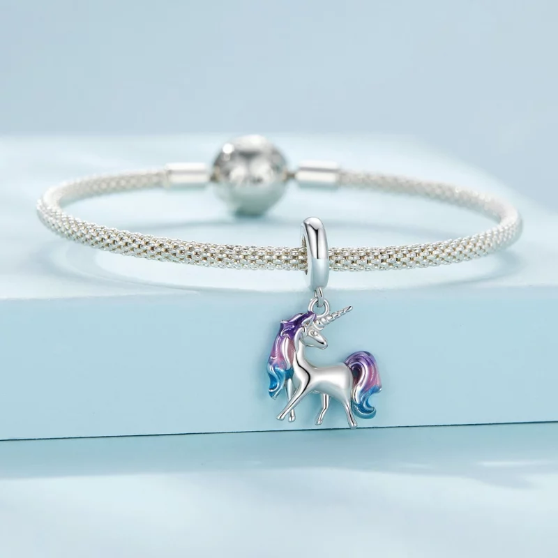 (image pour) Pendentif licorne de style Pandora - SCC2621 - Afficher 3