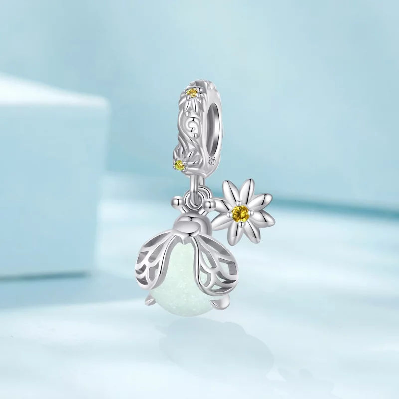 (image pour) Pendentif lumineux style Pandora avec luciole - SCC2615 - Afficher 2