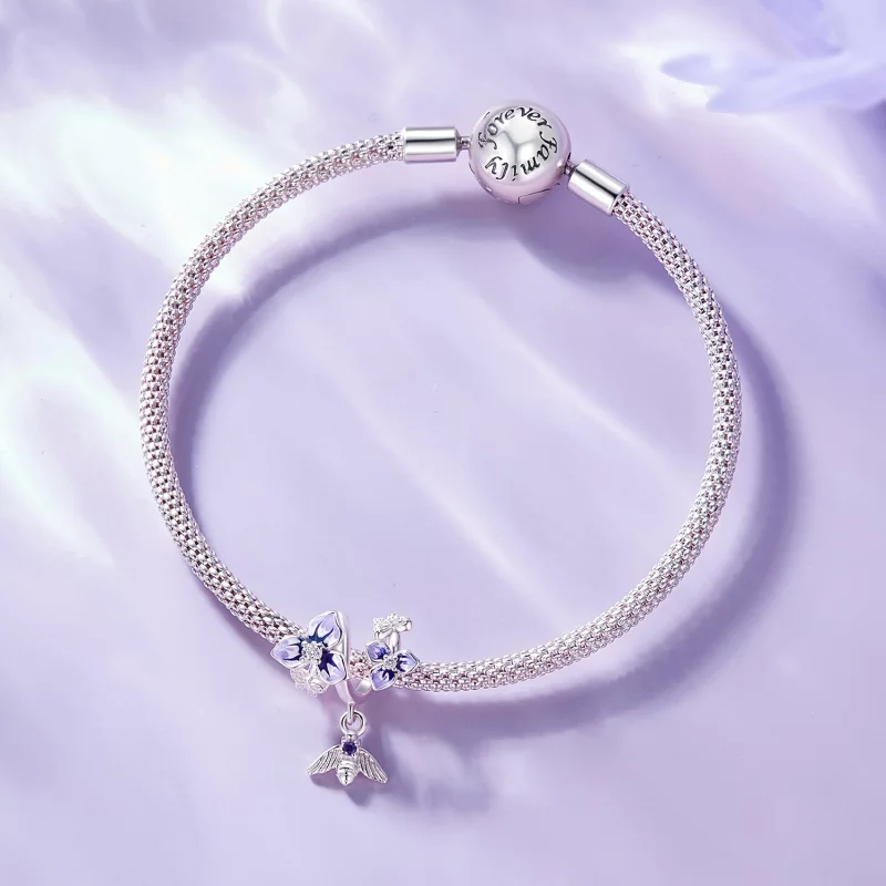 (image pour) Pendentif Pansy style Pandora - SCC2584 - Afficher 7