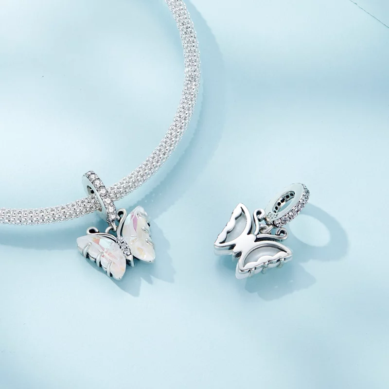 (image pour) Pendentif papillon coloré Aurora de style Pandora - SCC2305-CF - Afficher 4