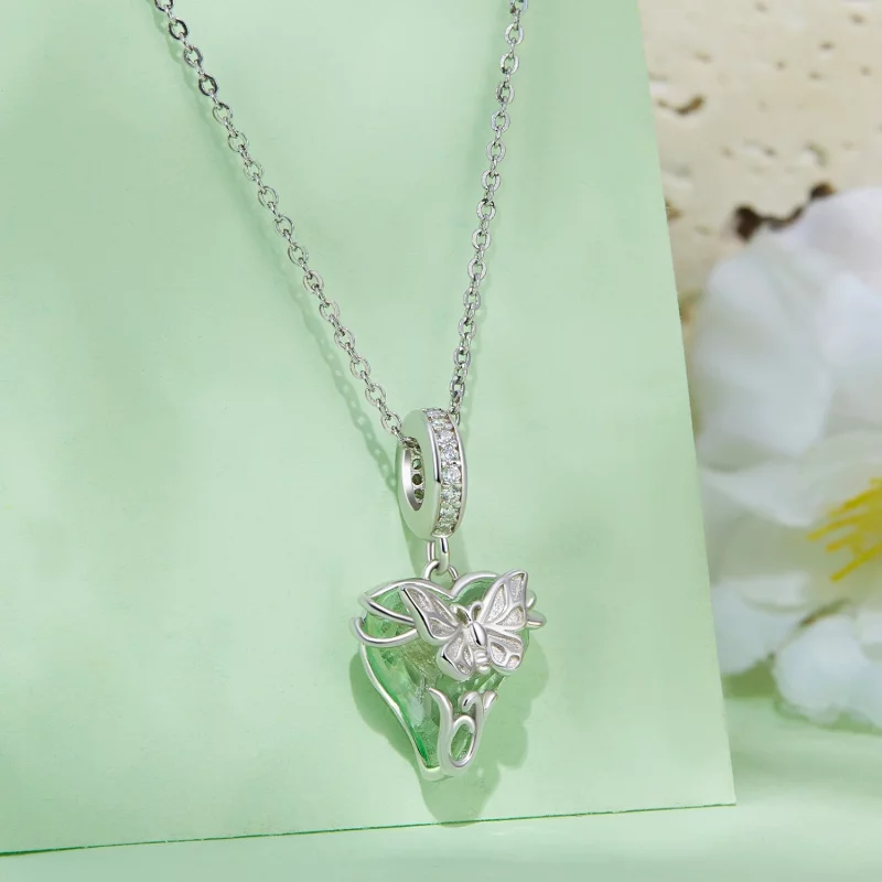 (image pour) Pendentif Papillon Volant de style Pandora - BSC897 - Afficher 2