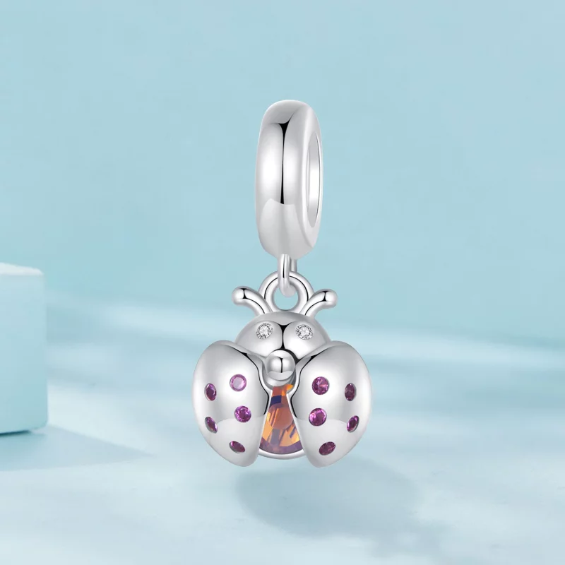 (image pour) Pendentif Porte-bonheur Coccinelle à style Pandora - SCC2613 - Afficher 2