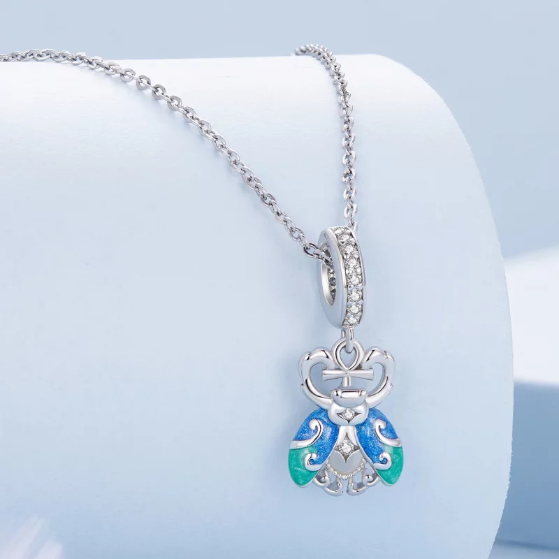 (image pour) Pendentif scarabée style Pandora - BSC881 - Afficher 2