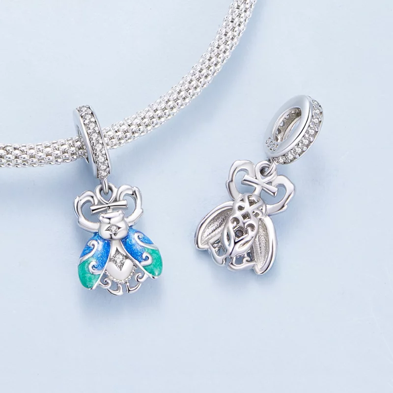 (image pour) Pendentif scarabée style Pandora - BSC881 - Afficher 4