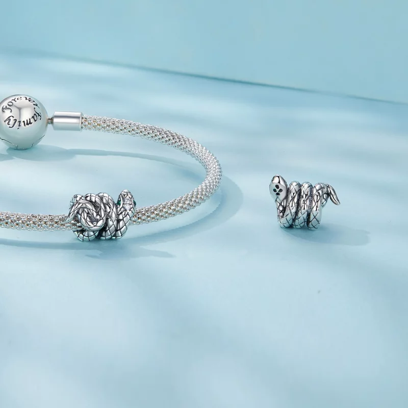 (image pour) Pendentif serpent spirale de style Pandora - SCC2549 - Afficher 4
