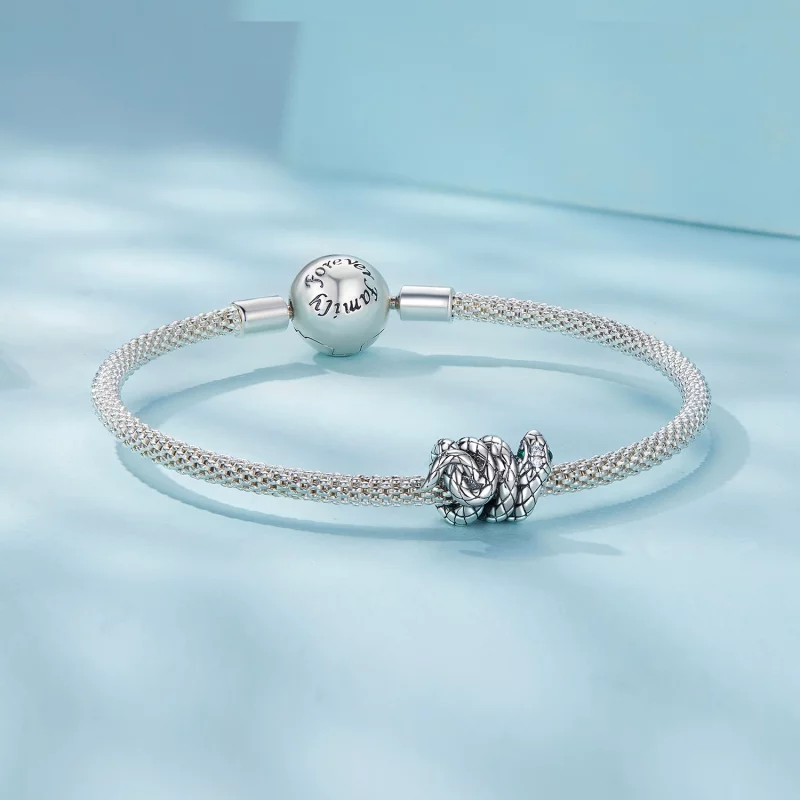 (image pour) Pendentif serpent spirale de style Pandora - SCC2549 - Afficher 5