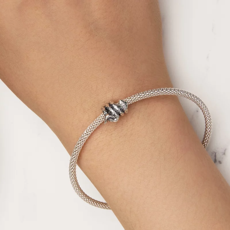 (image pour) Pendentif serpent spirale de style Pandora - SCC2549 - Afficher 6